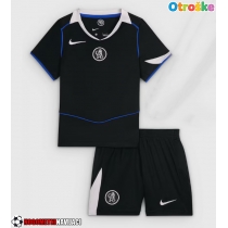 Otroške Nogometnih dresov Chelsea Tretji 2025-26 Kratki rokavi (+ hlače)